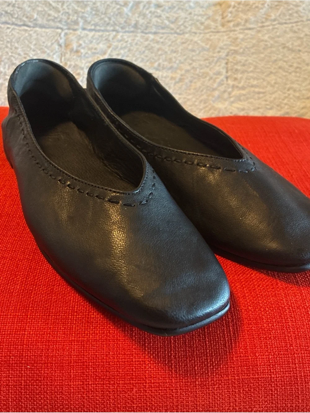 Frye Women's Claire Flat, Black  Size 10-40 EU Leather